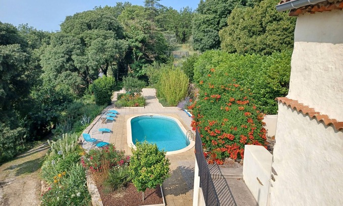 Laval-Pradel Other | 120 m2 gite with private pool in a Cévennes farmhouse in the heart of nature