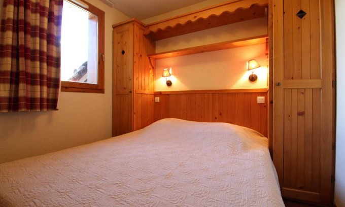 Val Cenis Apartment | 150m from ski slopes, 3rd floor, view mountain, fitness, swimming pool, balcony, tv, ski locker
