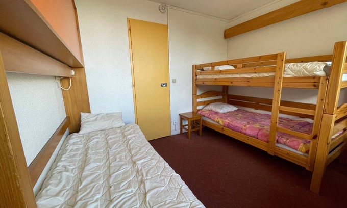 Les Menuires Apartment | 18 m² studio with balcony, pets allowed