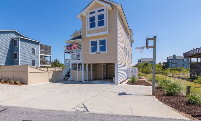 Ocean Sands House | 1848 - Patriots Place 6-bed 5.5-bath Corolla, NC, pet friendly, private pool, hot tub, game room