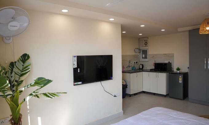 Lajpat Nagar Apartment | 1BHK Boho Escape in Lajpat Nagar