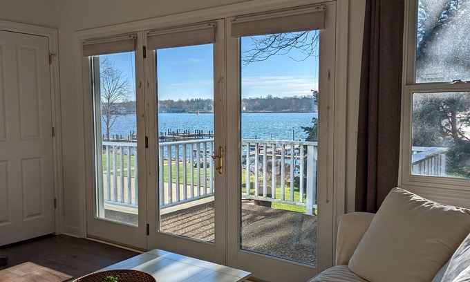 Saugatuck Condo | 1BR; 1 Bath Lakefront Apt; Dog-friendly! 1 Block from Downtown Saugatuck!