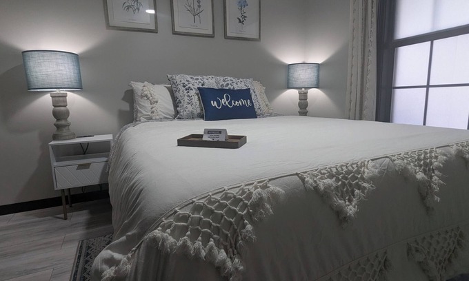 Brookline Station Apartment | 1BR/1BA Walk-Out Basement W/Hot Tub Pet Friendly