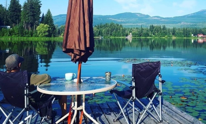 Clearwater House | 2 acres of lake front property on Dutch Lake in Clearwater B.C