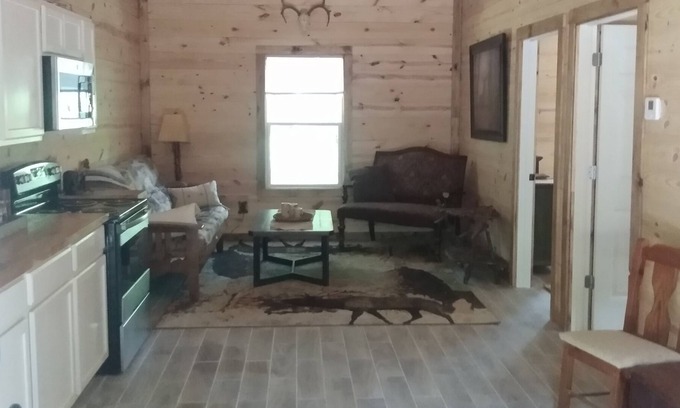 Gordonville Cabin | 2 bed cabin tucked in the woods, 1 mile from lake texoma
