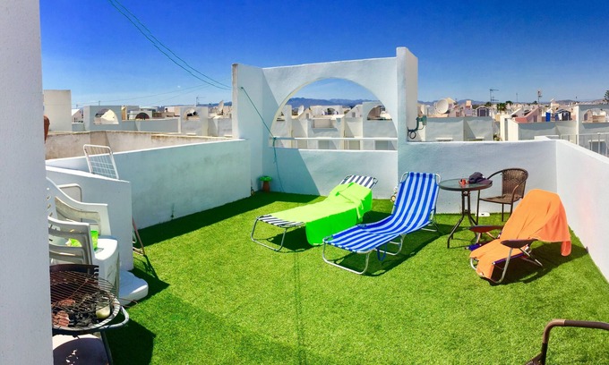 Puerto Rey House | 2 Bed Duplex With Large Pool & Sun Terrace Close To Beach and Golf