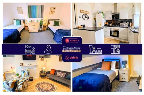 Leeds House | 2 BR House By Eason Stays Short Term Rental Leeds With Free Parking Near Burley Park