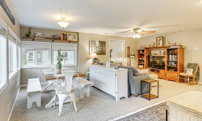 Mecosta Cottage | 2 Fire Pits & Lake Access: Cozy Mecosta Getaway!