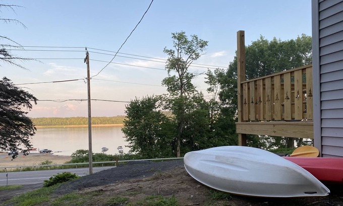 Remsen House | 2 kitchens- 2 bathrooms- 3 bedrooms total-Waterfront located on Hinckley Lake.