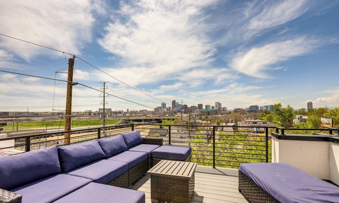 Sunnyside House | 2 Mi to Ball Arena: Townhome w/Rooftop Patio