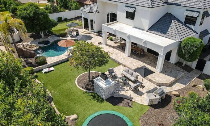 Thayer Estates House | 2 Separate Game Rooms, Heated Pool, Spa, Basket Ball, Putt-Putt, Trampoline!