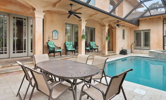 North Forest Beach House | 23 Pelican - Quick Walk to the Beach - Superb N Forest Beach Home w/Great Lanai & Pool!