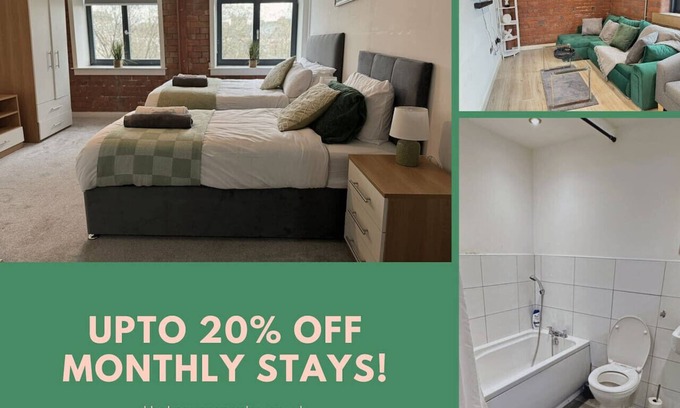 Bradford Apartment | 25% OFF | Cosy 2-Bed Apartment in Central Bradford