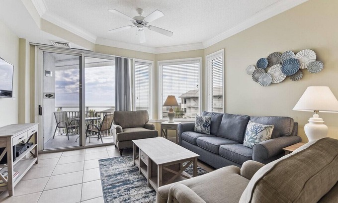 North Forest Beach Villa | 2504 SeaCrest ~ Views of the Ocean | Steps to the Beach | Onsite Pool Bar