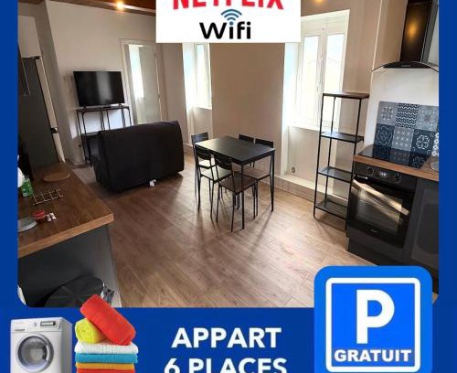 Noiretable Apartment | 27 CHIC & COSY NOIRETABLE F2 55m2 WIFI SMART TV NETFLIX