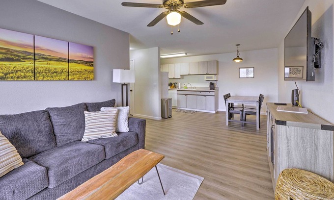 Pullman Condo | 2BR Condo 1 mile from WSU on Bus Line