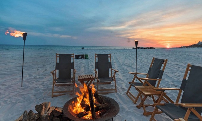 Seagrove Beach House | 2BR Home, Private Heated Pool, 4 Bikes, Beach Access