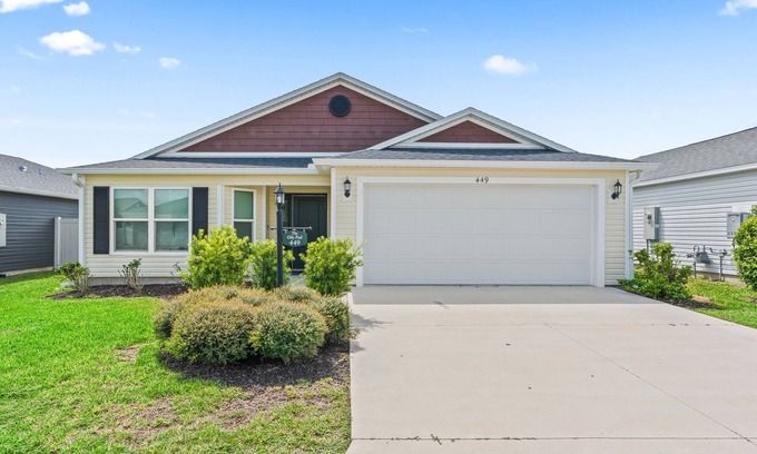 Leesburg Cottage | 3/2 Dog Friendly w/Golf Cart Village of St. Catherine