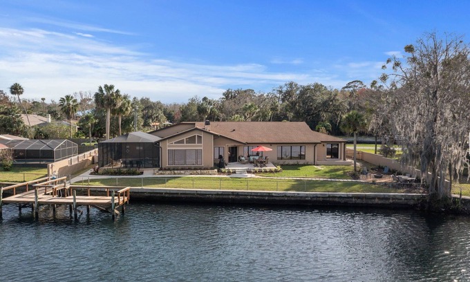 Homosassa House | 3-Hour Tour. Springs Waterfront. Bring your crew! Not every castaway is lost.