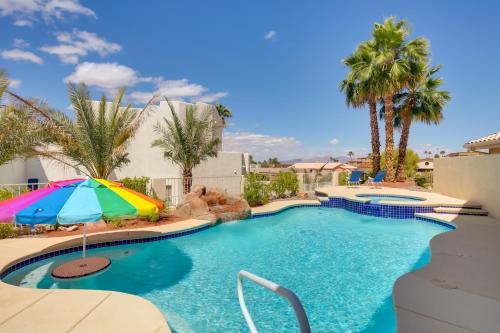 Lake Havasu City House | 3 Mi to Lake Havasu Luxe Home with Pool and Spa!