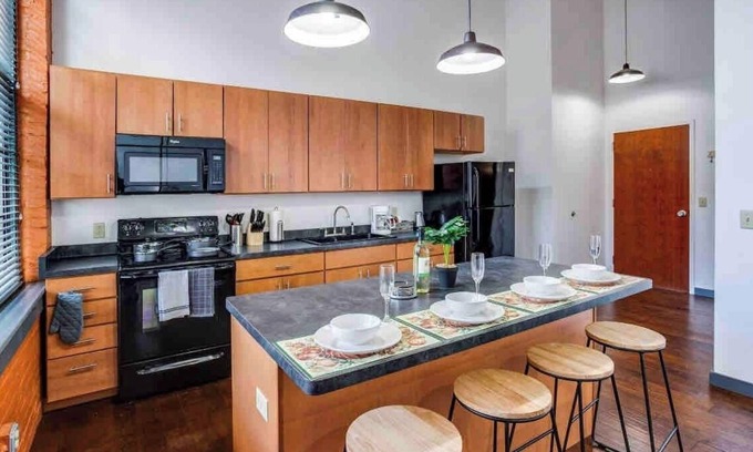 Rochester Apartment | <3> NY Style Centric Loft with King Bed by Park av