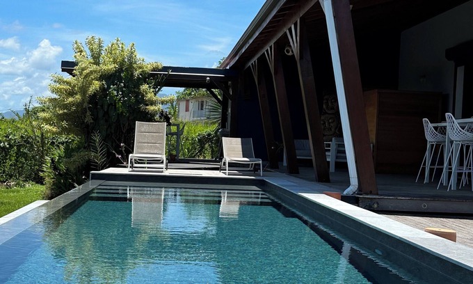 Lamentin Villa | 3bed villa, pool, spa and sauna