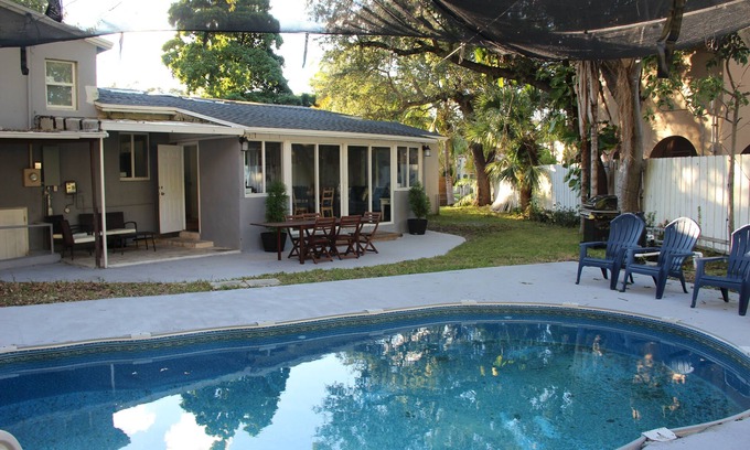 East Little Havana House | 4/3 Beautiful House with a huge lot & Parking(Heated Pool)