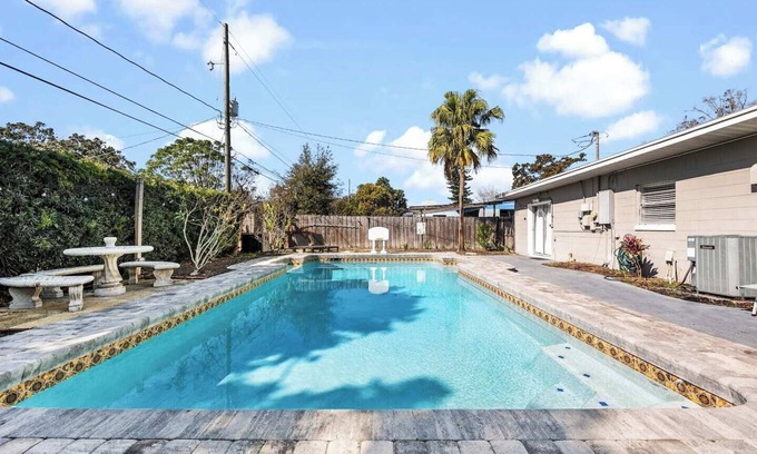 Englewood Park House | 4 Bedroom 2 Bath Pet-Friendly Pool Home Orlando Airport