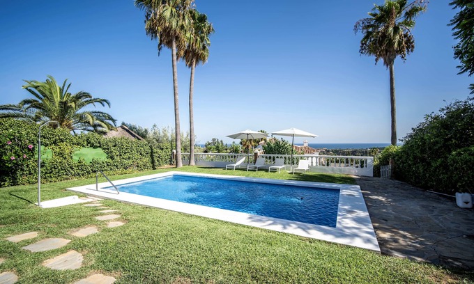 New Golden Mile Villa | 4-bedroom, 3-bathroom villa with a private pool, stunning sea and mountain views