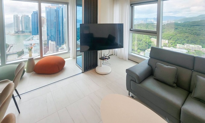 Haeundae House | 4-bedroom building in fabulous Busan with AC, additional facilities.