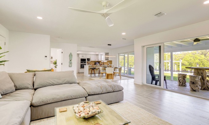 Hobe Sound House | 4 Mi to Beach: Riverfront Hobe Sound Home w/Dock!