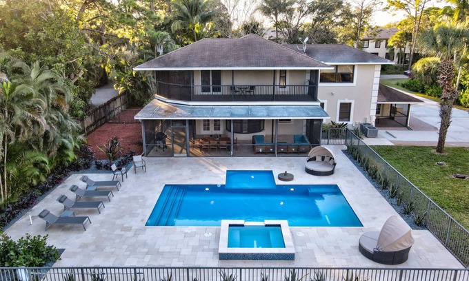 Delray Beach House | 4BR 2BA Home with Heated Pool and Hot tub