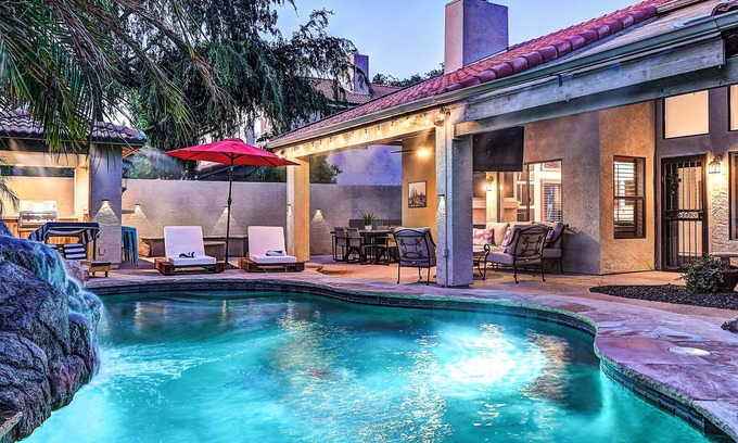 Paradise Valley Village House | 5 Bdrm Entertainers Dream Home. Game Room, HTD Pool and Backyard Oasis!