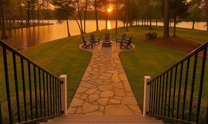 Semora House | 5 BR Lakefront Getaway + Fire Pit + Lake Views