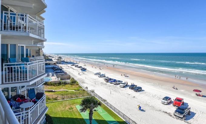 Daytona Beach Shores Condo | 5th floor ocean front condo with amazing view of the Atlantic!nCONSTRUCTION RATE