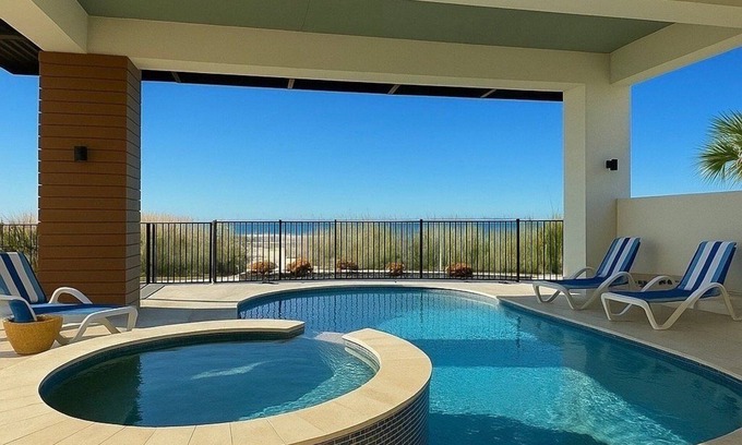 Fort Myers Beach House | 61 Once Upon A Tide: 4BR Beachfront with Pool & Spa!