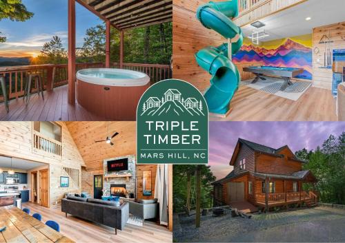 Wolf Laurel House | 7 Min From Hatley Pointe Views HotTub Fire Pit