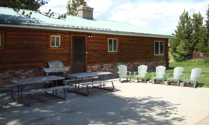 Lazy Acres Cabin | 8 miles from Yellowstone! Parking area for toys! Fireplace, Gas Grill, Smart TV
