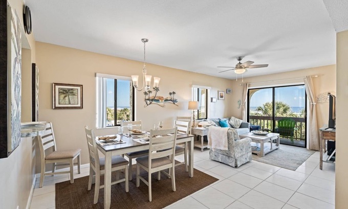 St. Augustine Beach Condo | 8317 Ocean Front 3rd Floor - Pools, Hot tub, Beach, Elevator, Activities Included