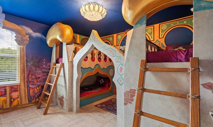 Kissimmee Villa | 8BR Family Villa | Pool, Game Room & Themed Rooms