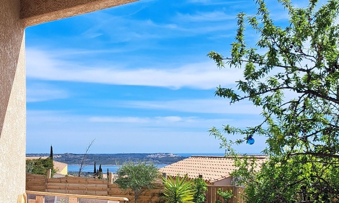 Fitou Villa | A 10 mn de la Mer , Superbe Villa sur les Hauteurs de Fitou Avec vue Panoramique