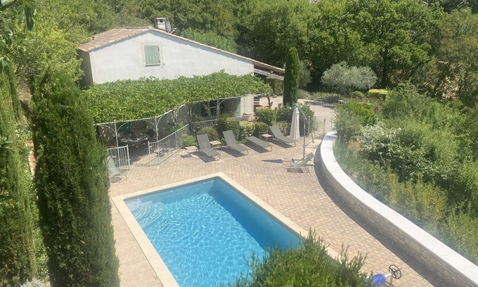 La Roque-Alric Villa | A little bit of paradise in a magnificent environment, heated swimming pool