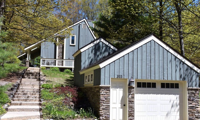 Suttons Bay House | A quick walk to the bay from this charming Suttons Bay hide-away