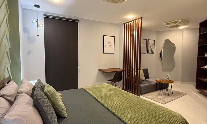 Karachi District Apartment | AC - Studio Apartment in Dascon Tower