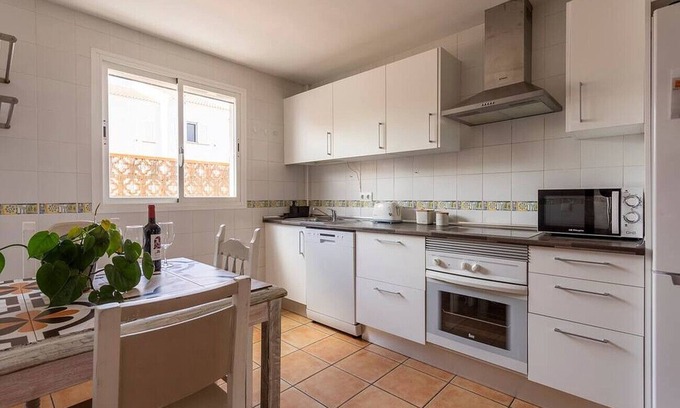 Santa Cruz de la Palma Villa | Accommodation with beautiful views of the sea and the desert Swimming pool BBQ WIFI