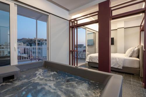 Monastiraki Apartment | Acropolis View Luxury Apartments with Jacuzzi
