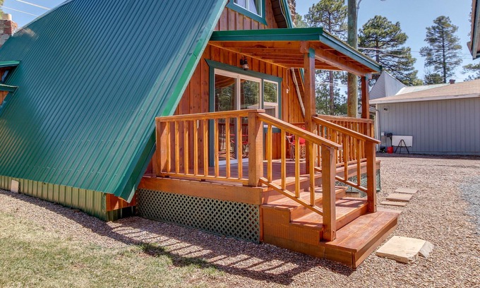 Pinetop-Lakeside Cottage | Adorable A-frame Cabin in Pinetop-lakeside!