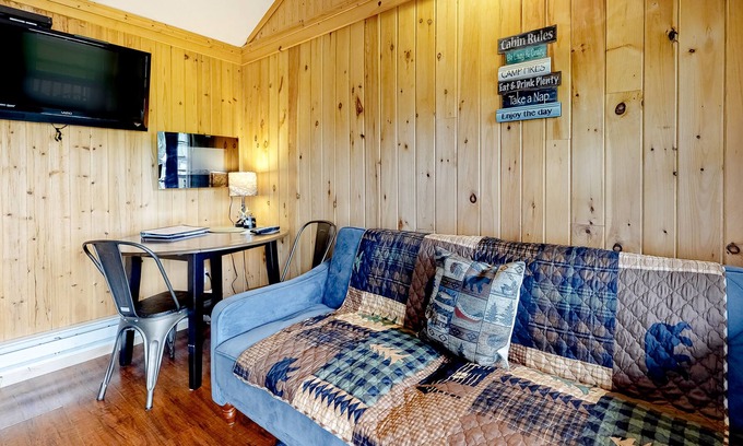 Thornton Cabin | Adorable cabin with WiFi, gas grill, pool, tennis & firepit