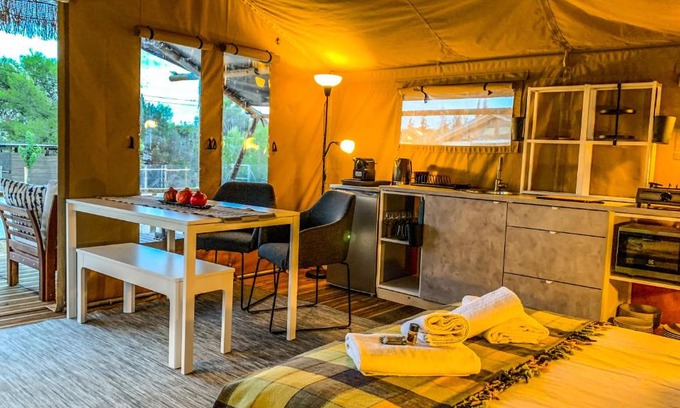 Petrothalassa Other | African Safari Canvas Lodge Tent Sea View