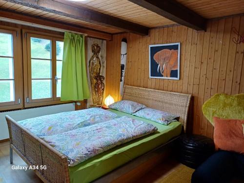 Emmetten House | Afrika Zimmer mit Bergblick